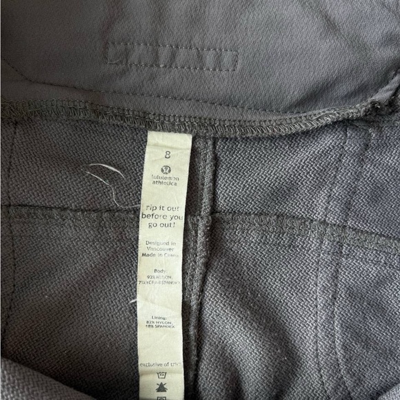 Lululemon Athletica Charcoal Pants - Picture 3 of 3